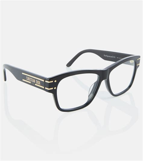 DIOR 'DiorSignatureO S1I 52mm Blue Light Blocking Glasses